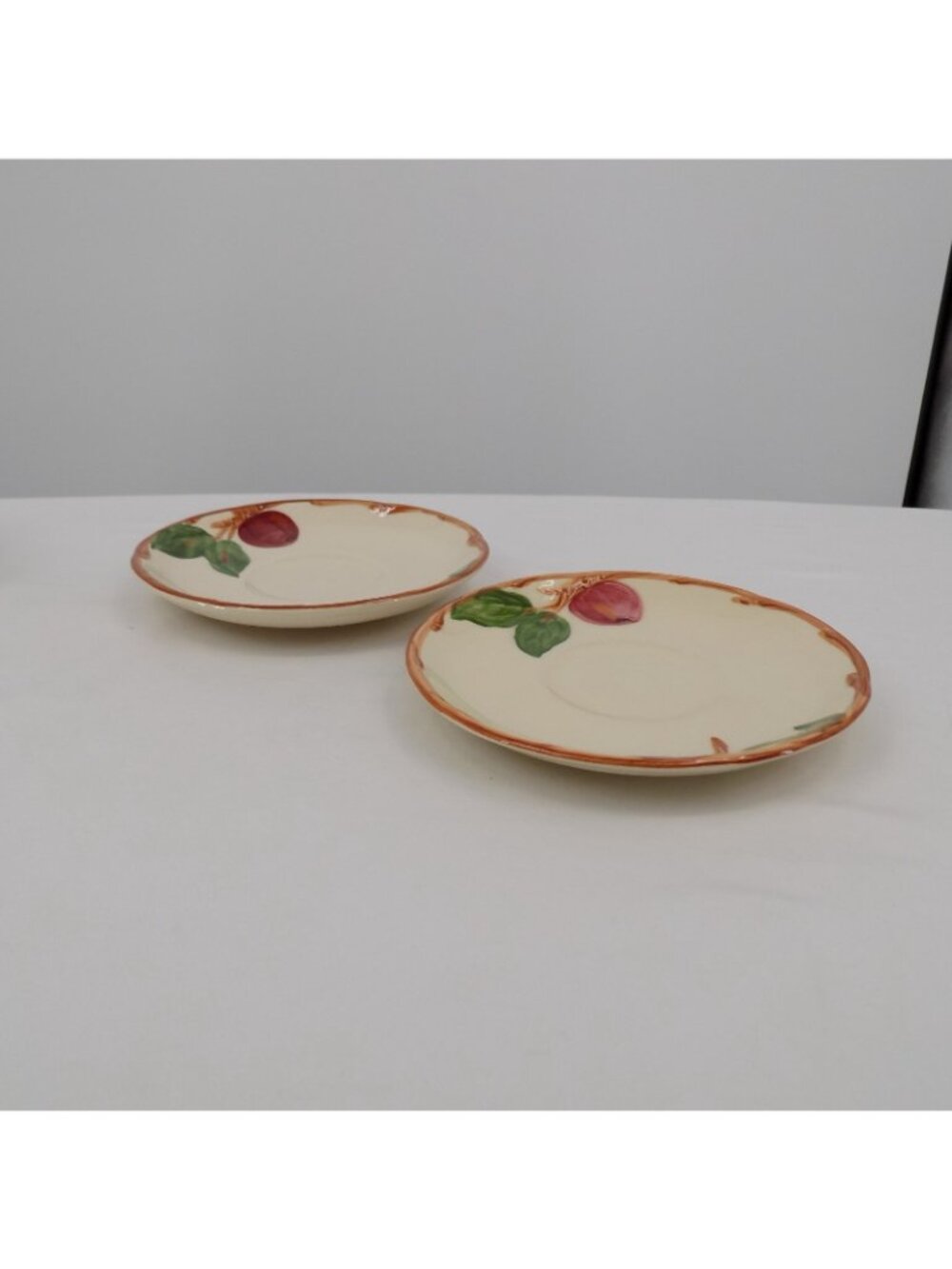 Set of 2 Franciscan Apple Cup & Saucer Set Mixed USA Backstamps Vintage - Picture 5 of 11